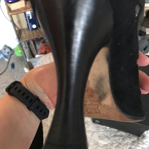 Vintage Via Spiga Suede with leather straps booty - Picture 6 of 8